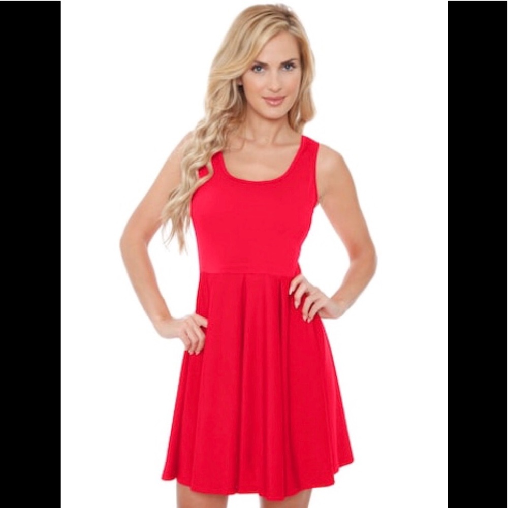 Brand new. White Mark red dress. Size L